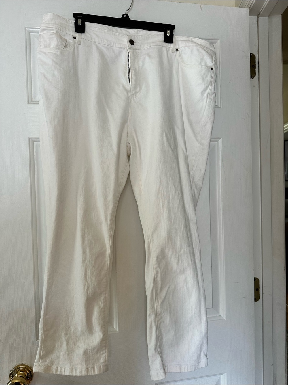 L.L.Bean Women’s White Favorite Fit Jeans